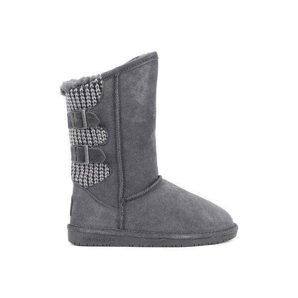 Shop Bearpaw Women S Boshie Winter Boot Charcoal Overstock