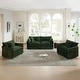 preview thumbnail 16 of 162, Cloud Chenille Upholstered Modular Sectional Sofa with DIY Combination Design Green 2-Seater Sofa+Accent Chairs*2