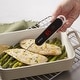 preview thumbnail 4 of 2, InstaTrack Folding Digital Instant Read Meat Food Grill BBQ Kitchen Cooking Thermometer with Folding Probe, White