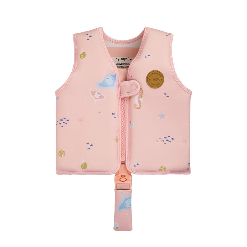Saro UV UPF 50+ Flotation Swim Vest Size M 3-6 Years - Seahorse
