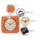 preview thumbnail 11 of 63, Infinity Instruments Retro 9.25-inch Square Wall Clock - 9.25 x 1.875 x 9.5