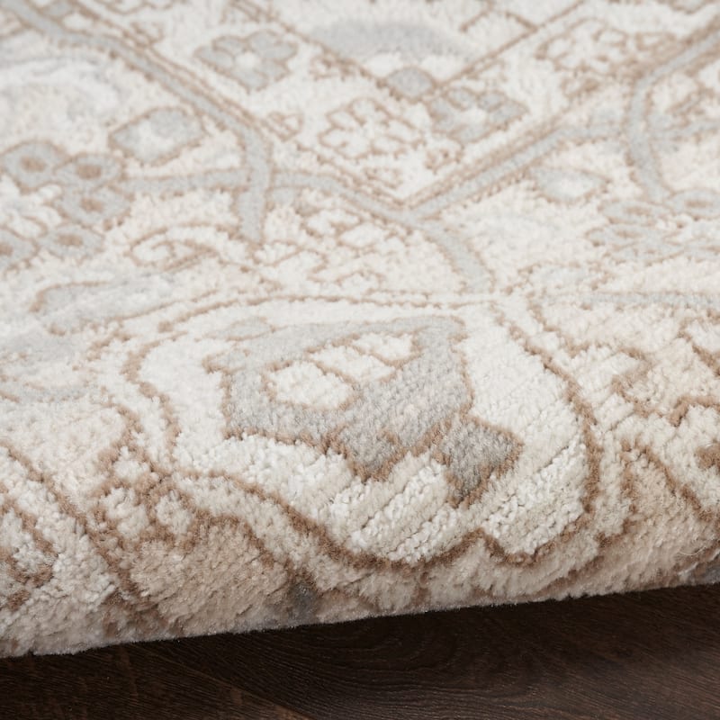 Nourison Concerto Traditional Persian Medallion Area Rug.