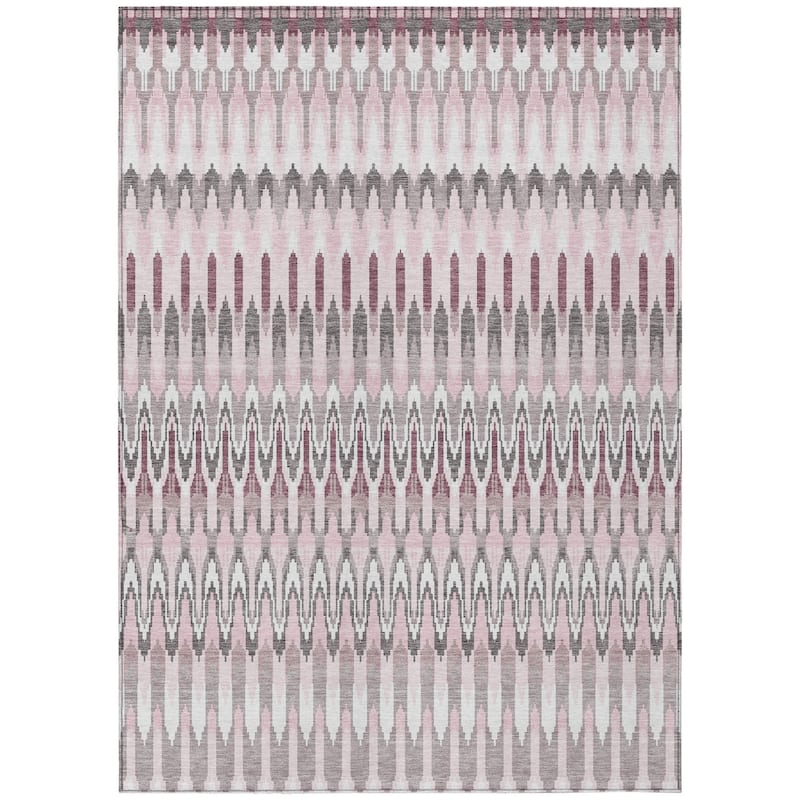 HomeRoots Southwestern Transitional Rectangle Outdoor Rug