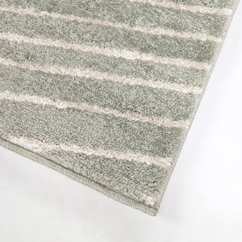 Barta Modern Striped Area Rug