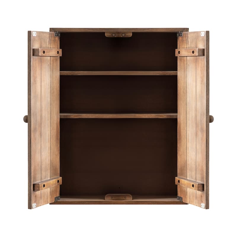 Kate and Laurel Galliene Wood Wall Cabinet