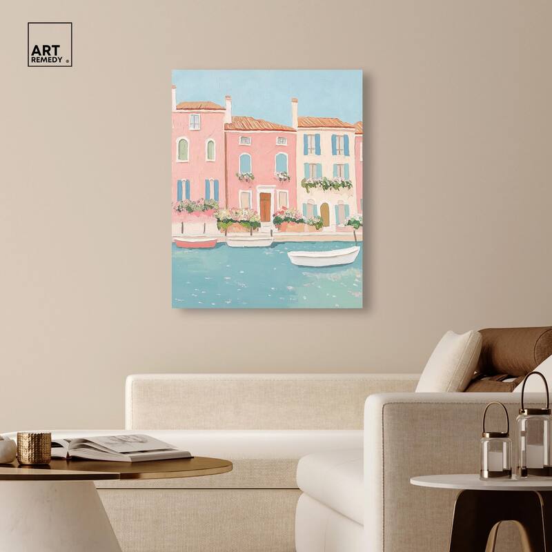 Adrift in Venice Canvas by Art Remedy, Gallery Wrapped