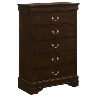 Louis Philippe Wood 5-drawer Bedroom Chest