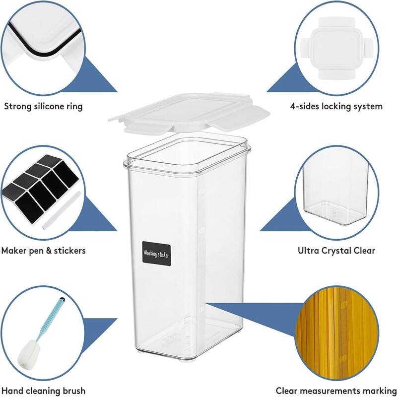 Crystal Clear Food Storage Containers with Lids Bed Bath & Beyond