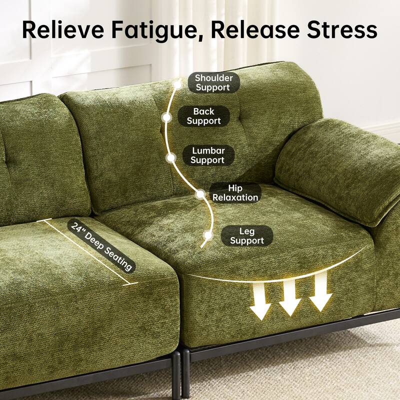 Upholstered Modular Sectional Sofa