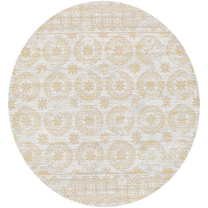 Livabliss Lavadora Updated Traditional Floral & Botanical Washable Area Rug