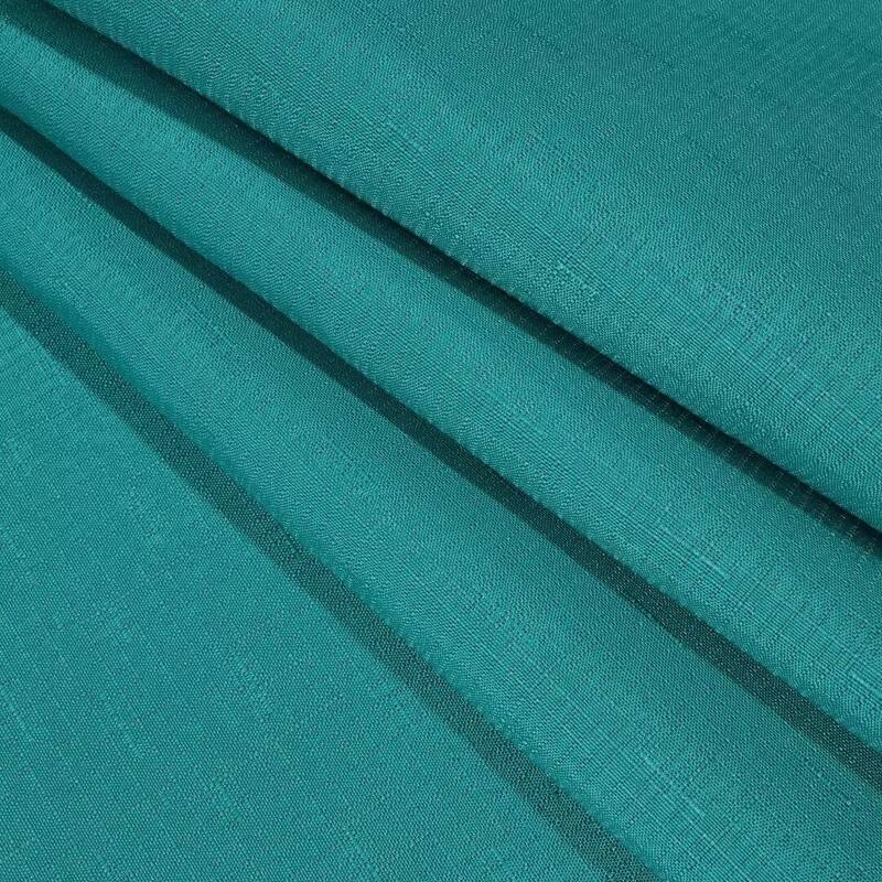 No Hook Slub Linen Texture Shower Curtain with PEVA Snap-in Liner