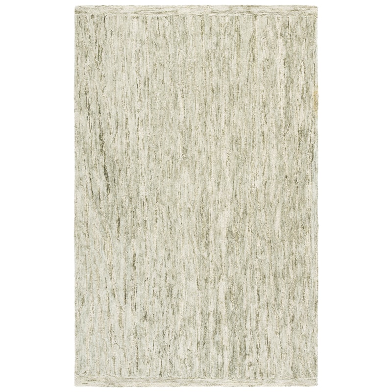 SAFAVIEH Handmade Abstract Herondina Wool Rug - Green/Ivory - 5' x 8'