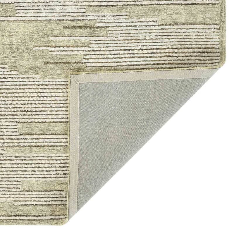 HomeRoots Striped Lodge Rectangle Area Rug