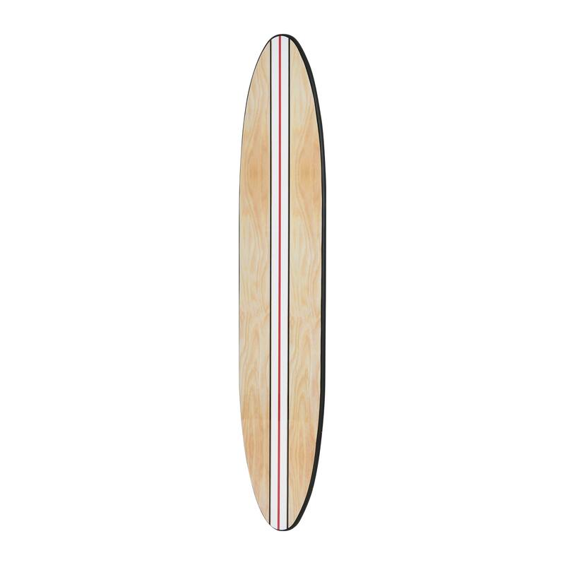 Lacquered Wood Surfboard Wall Décor (Hangs Vertical or Horizontal)