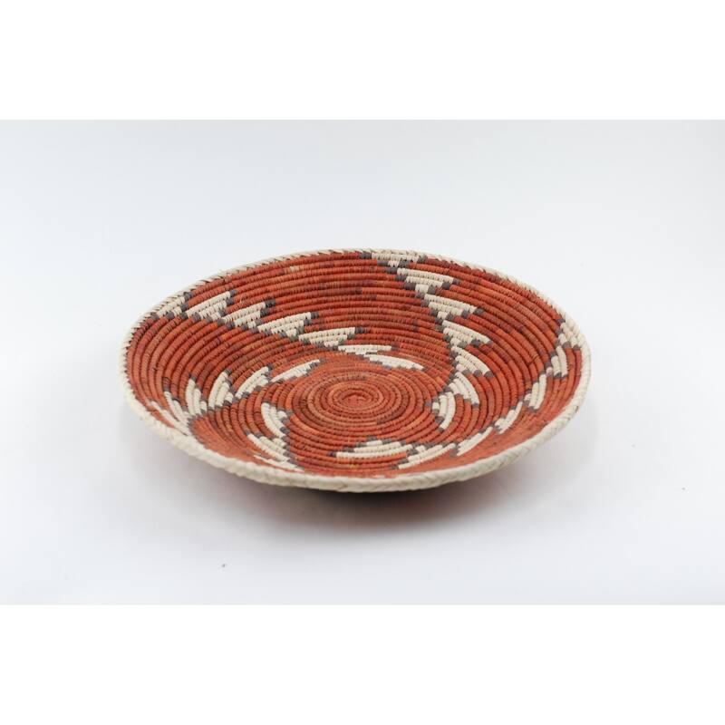 Hand Woven Palm Wall Decor Basket