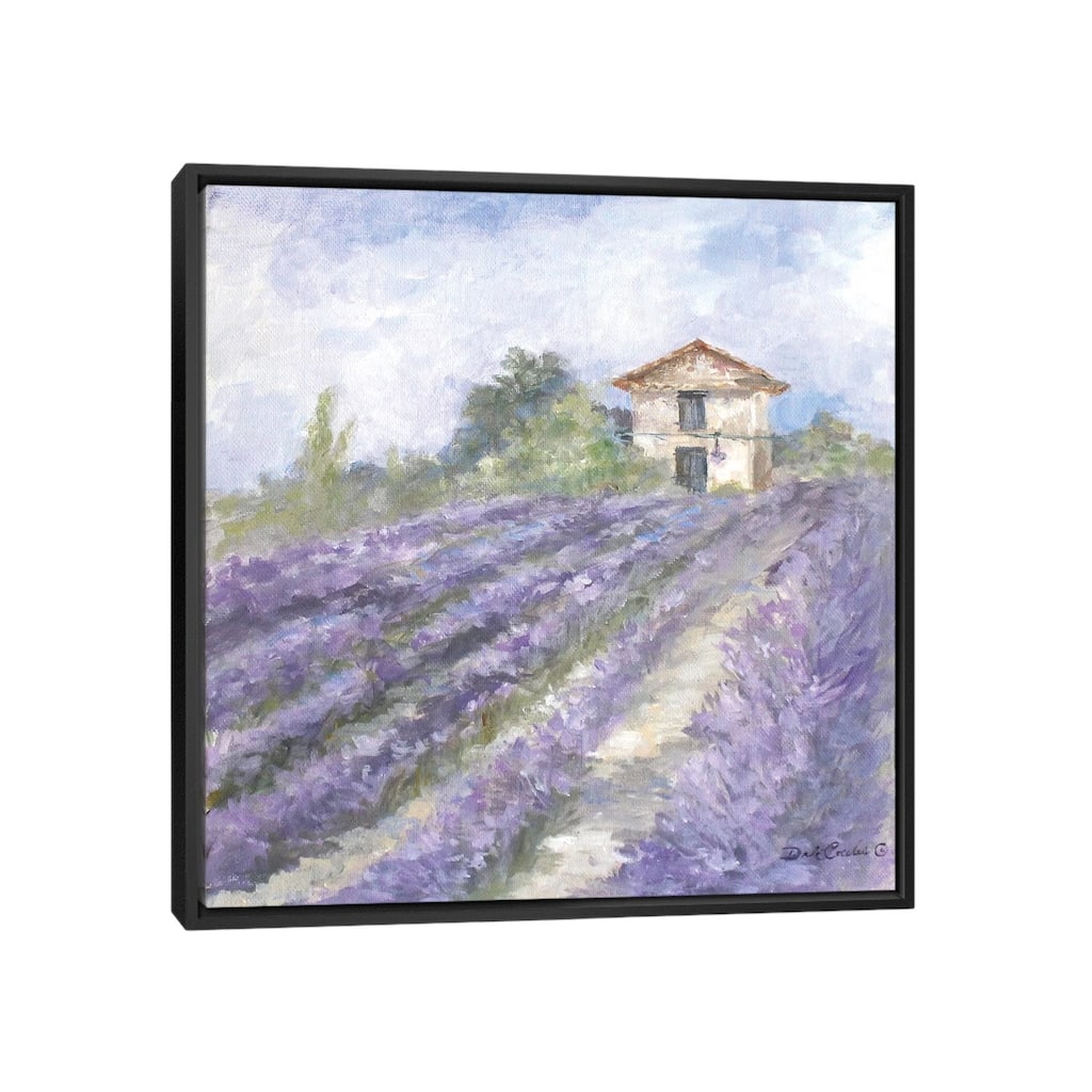 iCanvas "Lavender Fields" by Debi Coules Framed Canvas Print