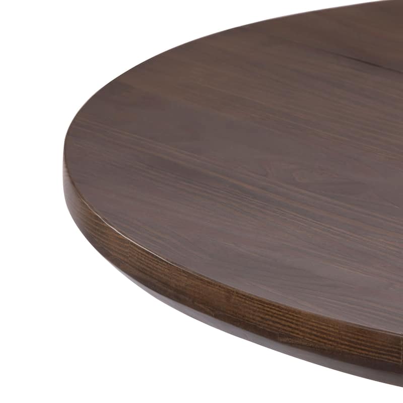 Plank and Beam Verso Cross Leg Round Dining Table - 38"
