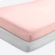 preview thumbnail 18 of 58, Bare Home Solid Ultra-Soft Crib Fitted Sheet Crib - 2 Pack - Pink Slipper/Cloud Grey