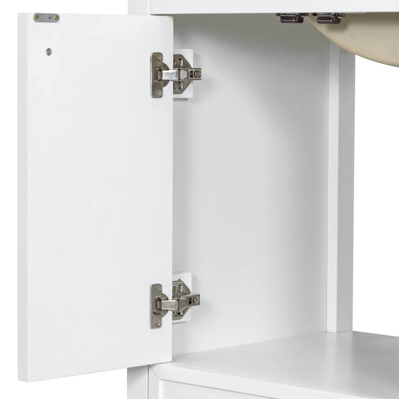 Bathroom Vanity with Sink, Bathroom Cabinet - White