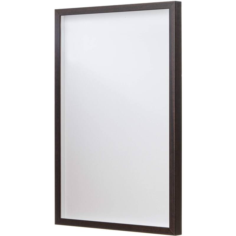 24x32 Brown Walnut Shadow Box Frame | 3/4" of Depth | Includes Hardware - Brown