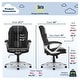 preview thumbnail 3 of 56, Serta Amplify Executive Office Chair with Padded Arms, Faux Leather and Mesh