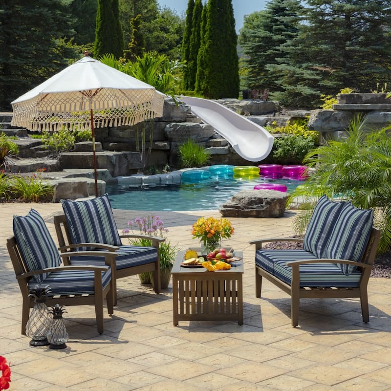 ARDEN Outdoor Deep Seating Cushion Set 24 x 24 - 24 W x 24 D in.