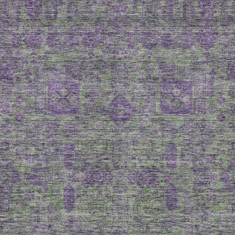 HomeRoots Oriental Transitional Rectangle Outdoor Rug