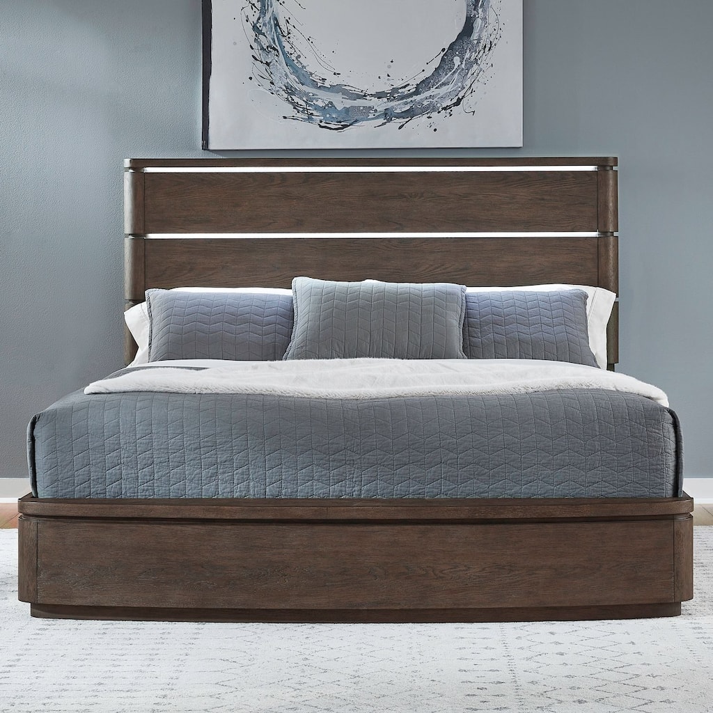 Liberty Furniture Cascade Falls LED Panel Bed - California King, King, Queen