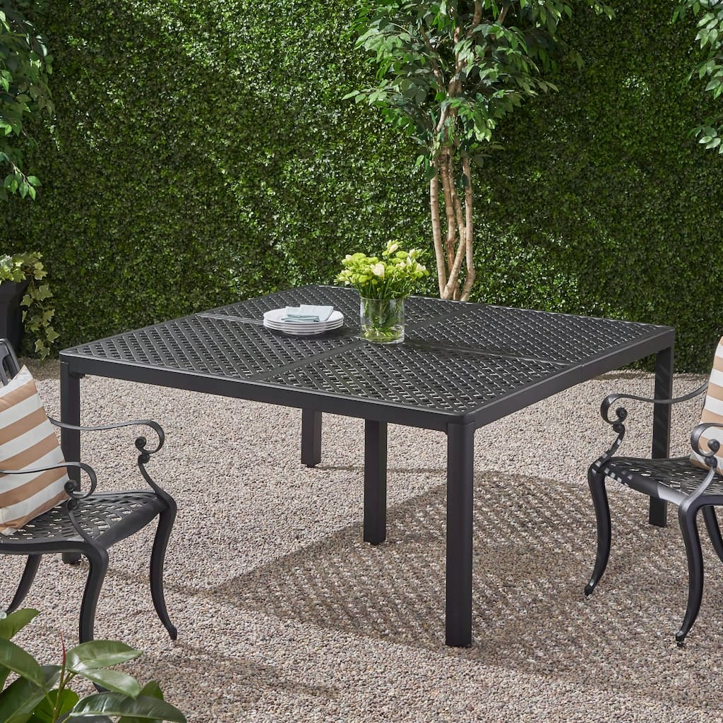 Outdoor Modern Aluminum Dining Table