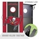 preview thumbnail 4 of 5, Tampa Bay Buccaneers NFL Compact 2x3 Tailgate Cornhole Board Set