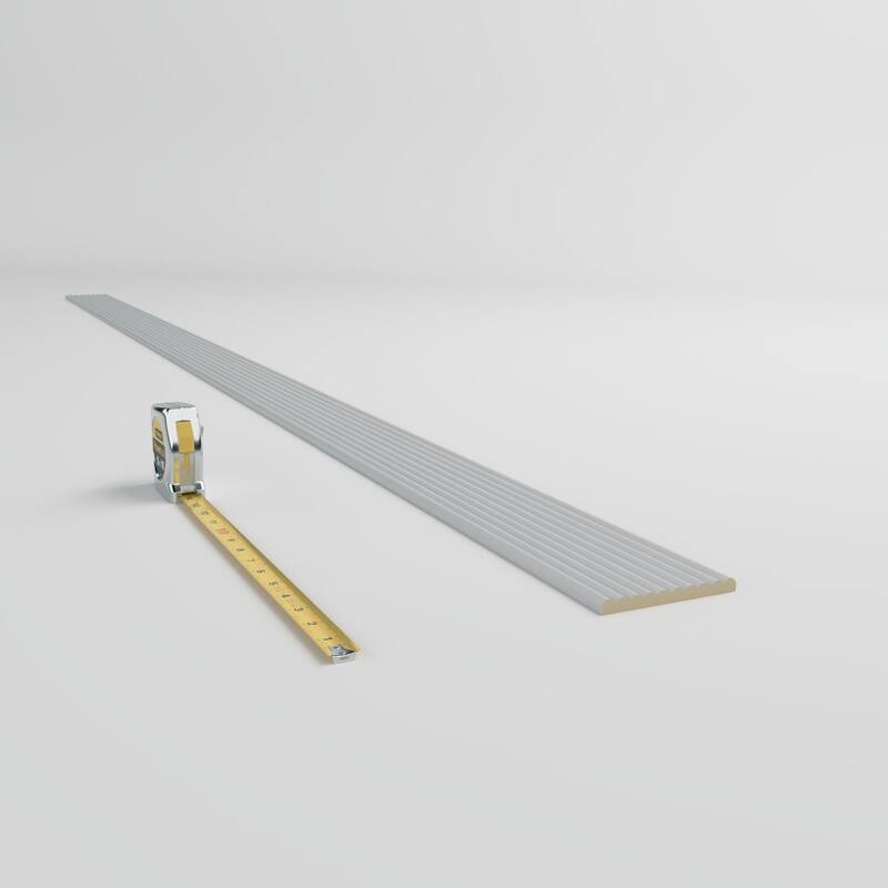 4"H x 3/8"P x 94 1/2"L Fluted Panel Moulding