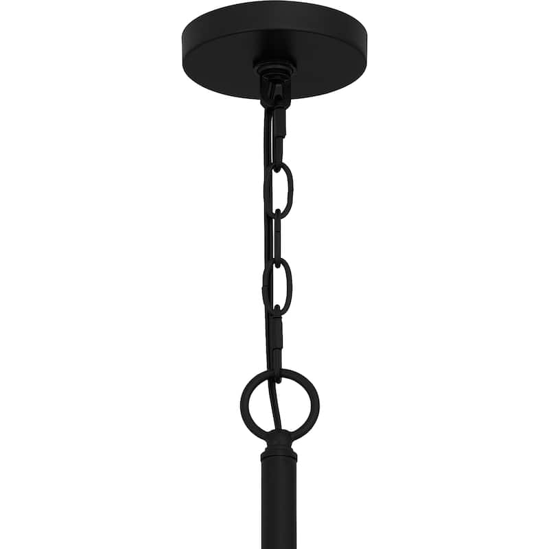 Abner 12-Light Matte Black Chandelier