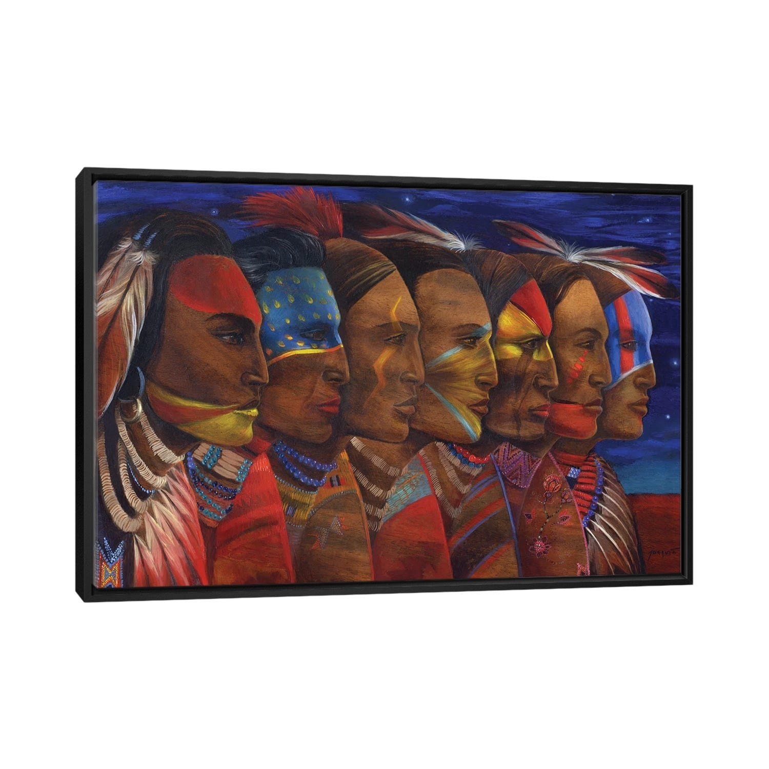iCanvas "Night Dancers" by David Joaquin Framed Canvas Print