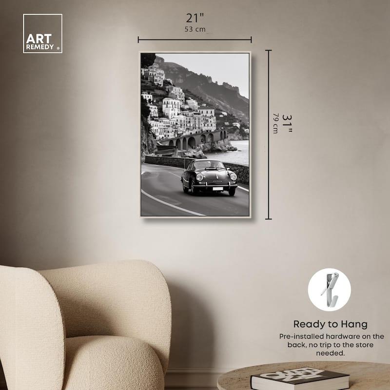 Drive through the Town Canvas by Art Remedy