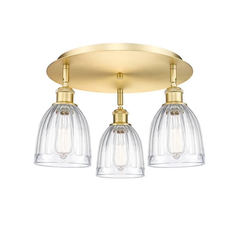 Innovations Lighting Brookfield - 3 Light 18" Flush Mount