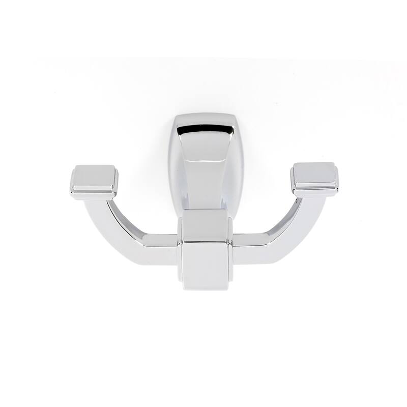 Alno Cube Double Robe Hook - Polished Chrome