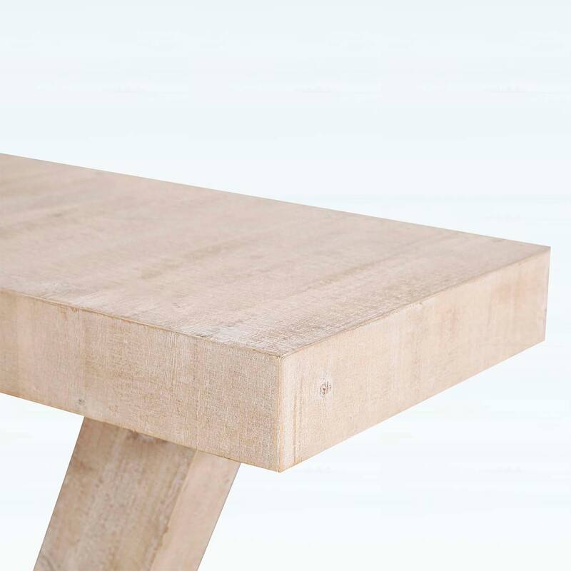 Vintage Distressed Wood Entryway Console Table