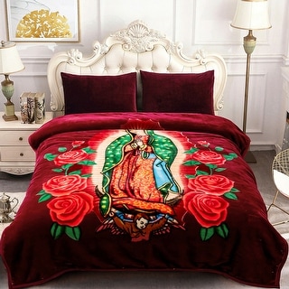 Korean Mink Blanket Thick Soft Warm Winter Blanket Queen Virgin