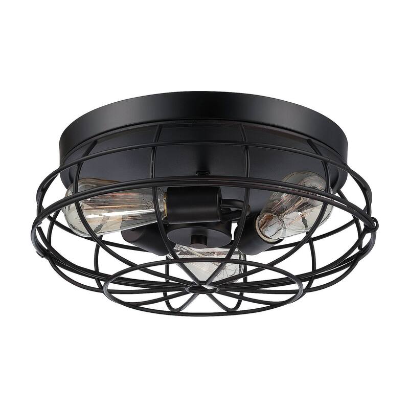 Savoy House Scout 3 Light Flush Mount Ceiling Fixture