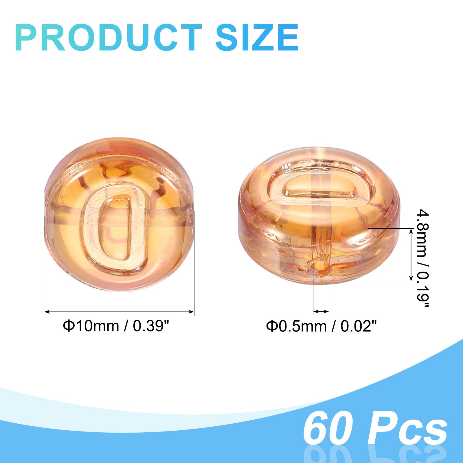 Glass Letter Beads, Flat Round Alphabet Bead for DIY Bracelet Necklace Earring Jewelry Craft