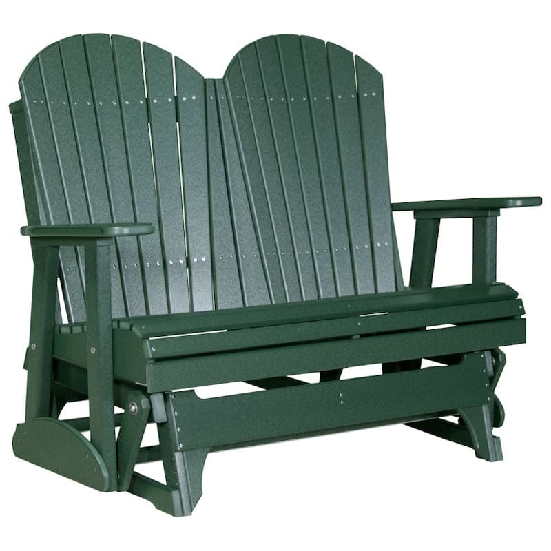 Poly Lumber Adirondack Glider - 4' - Green