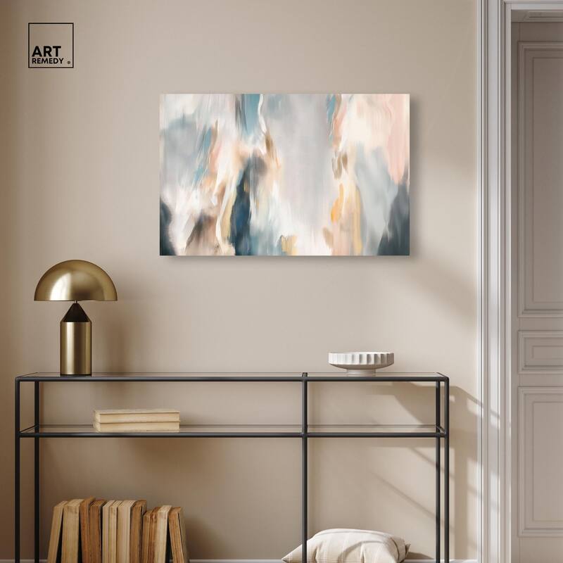 Gilded Gorge III Canvas by Art Remedy, Gallery Wrapped