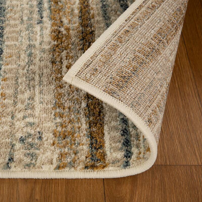 Superior Eclectic Abstract Lines Indoor Area Rug