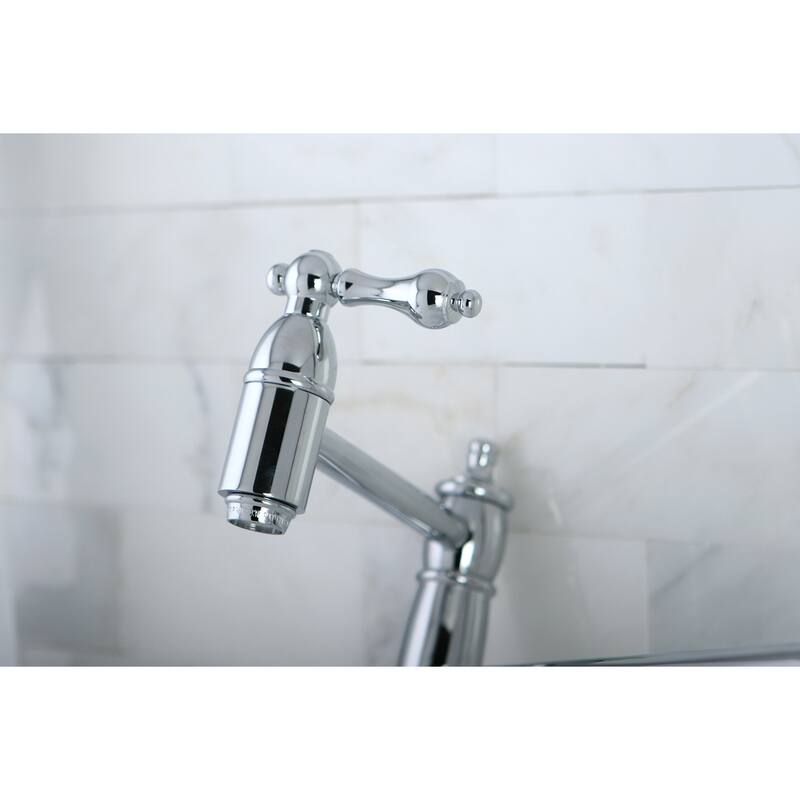 Restoration Wall Mount Pot Filler Kitchen Faucet