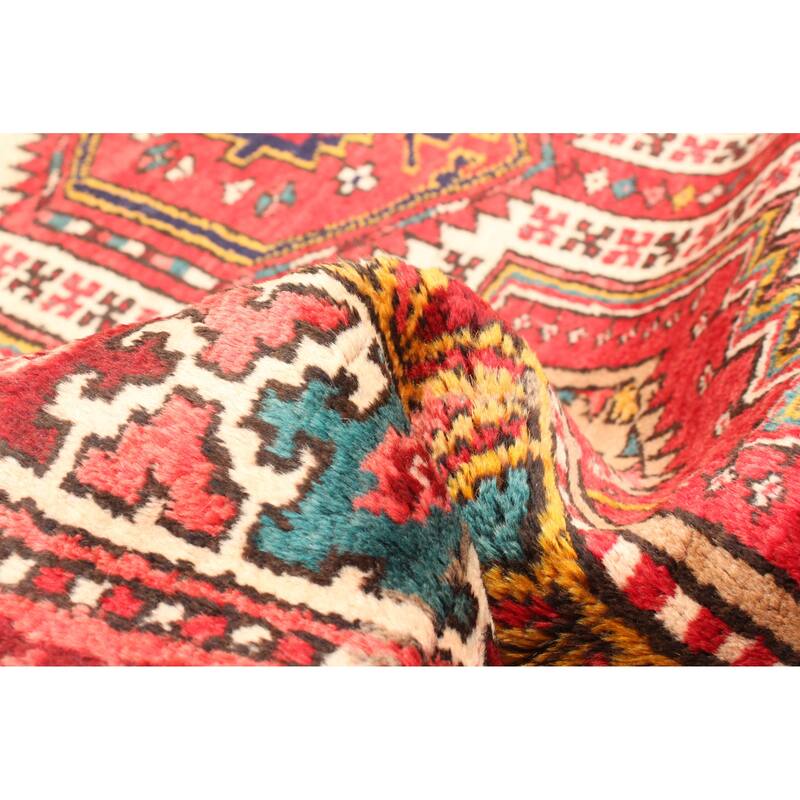 ECARPETGALLERY Hand-knotted Konya Anatolian Red Wool Rug - 3'10 x 11'6