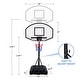 preview thumbnail 6 of 18, 3.1-4.7ft Outdoor Portable Poolside Swimming Pool Basketball Hoop System