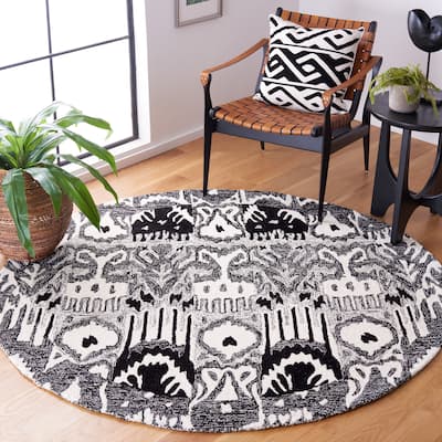 SAFAVIEH, Handmade Ikat Gizella Wool Rug