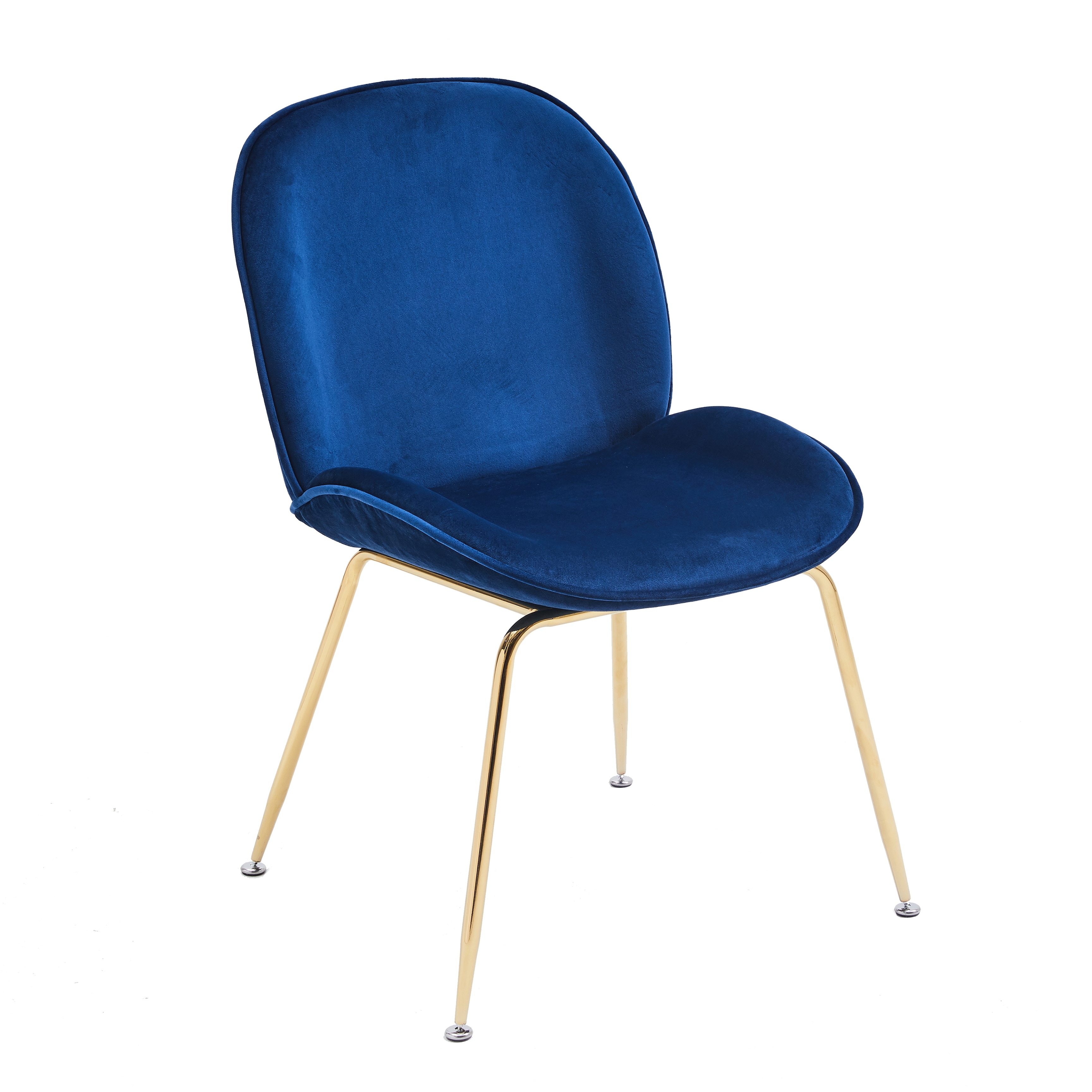 Navy suede dining chairs sales