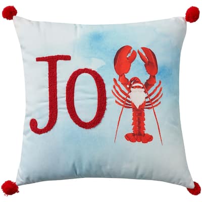 Mina Victory Holiday Pillows Quotes & Sayings Throw Pillow