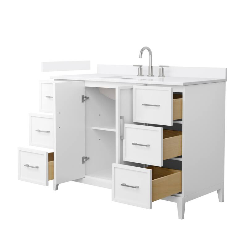 Wyndham Collection WCH717148S-QTZ-US3MXX Elan 48" Free Standing Single